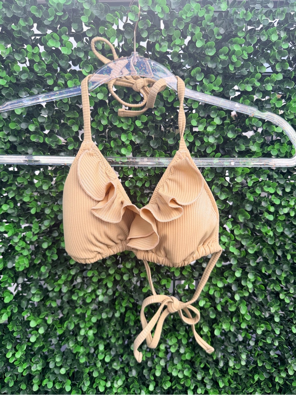 Gold Bikini Top